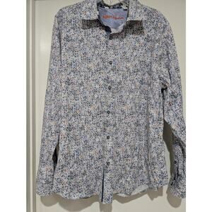 ROBERT GRAHAM 2XXL Twisted Reel Confetti Shirt Long Sleeve Classic Fit